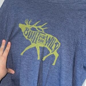 Yeti Elk Built for the wild T shirt